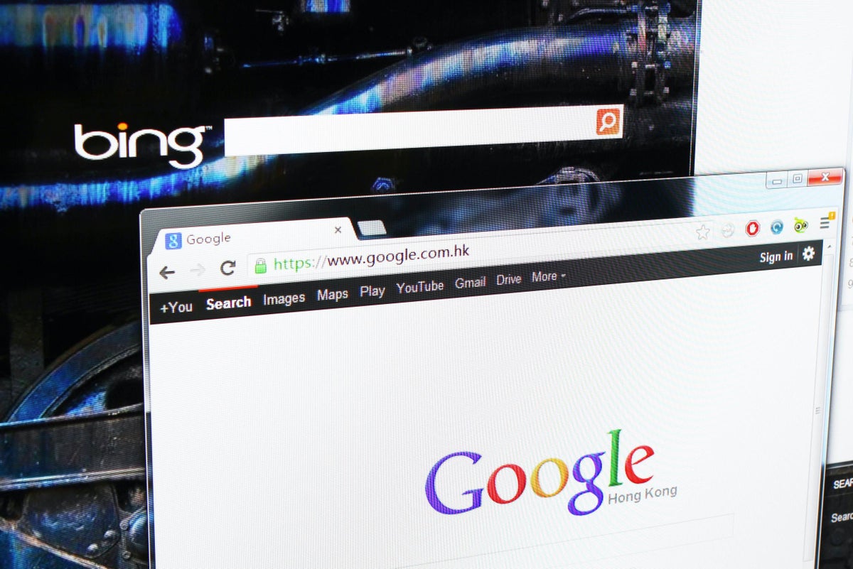 Google tells judges that it's the most popular search term on Bing