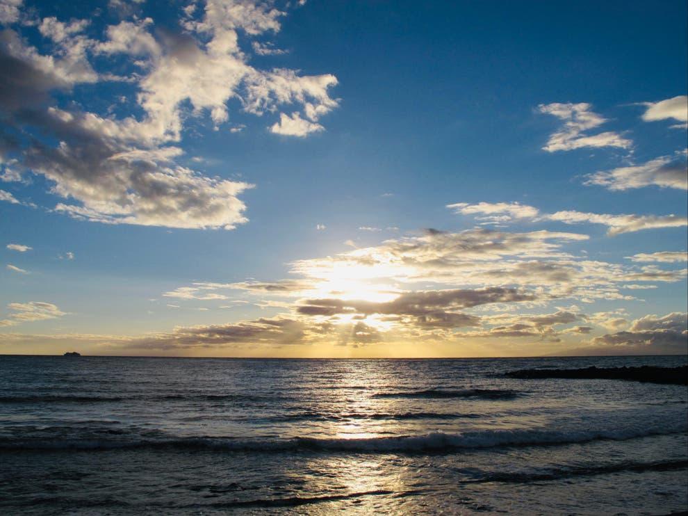 Open skies: the view from Playa Las Americas in Tenerife