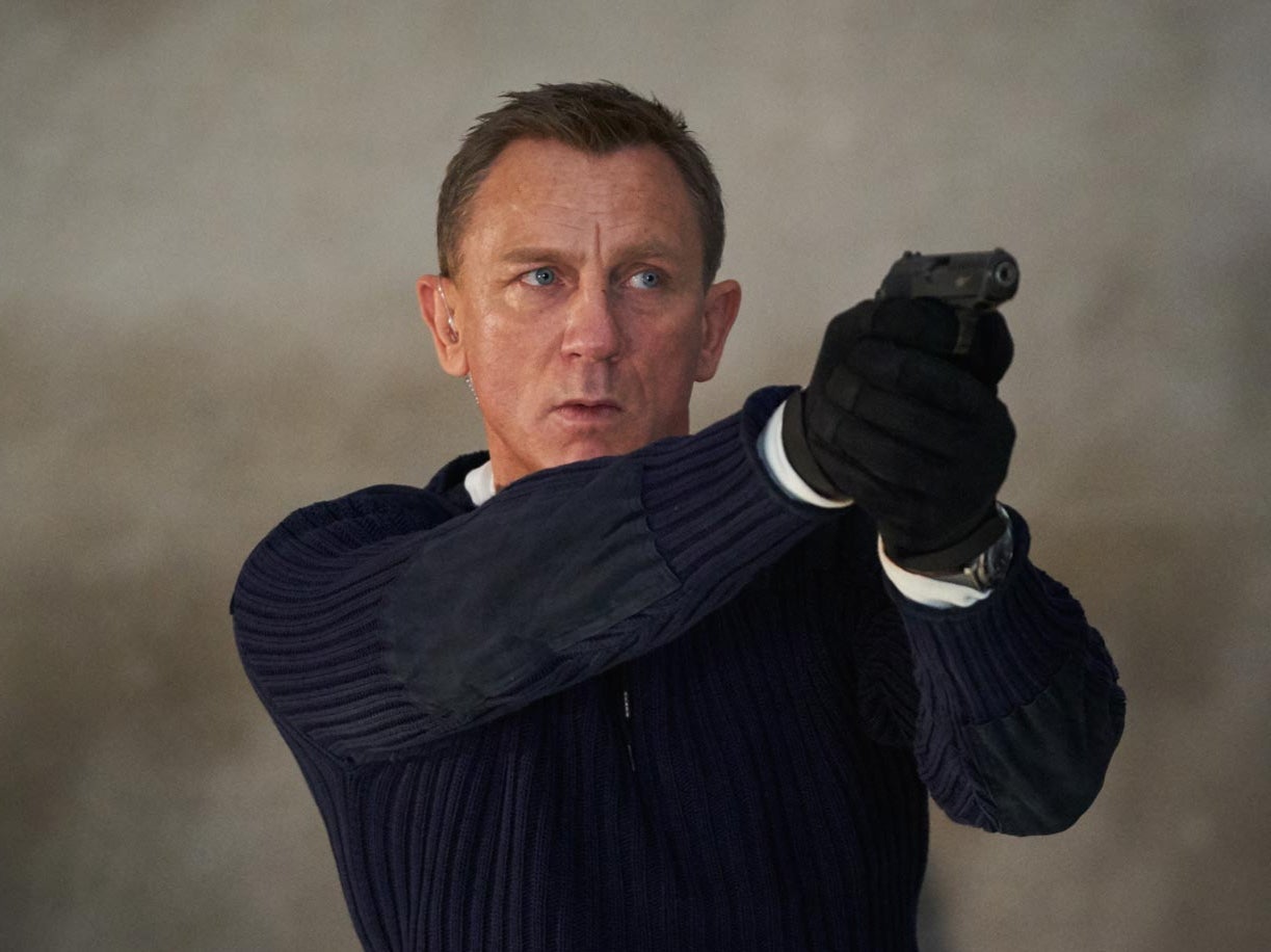 <p>End of an era: Daniel Craig as 007 in the much-delayed ‘No Time to Die’</p>