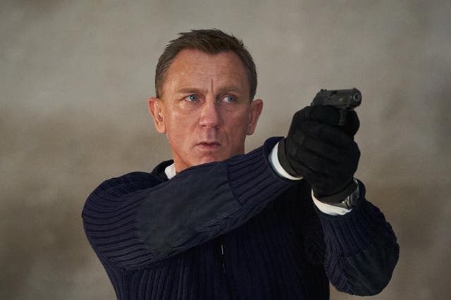 <p>End of an era: Daniel Craig as 007 in the much-delayed ‘No Time to Die’</p>