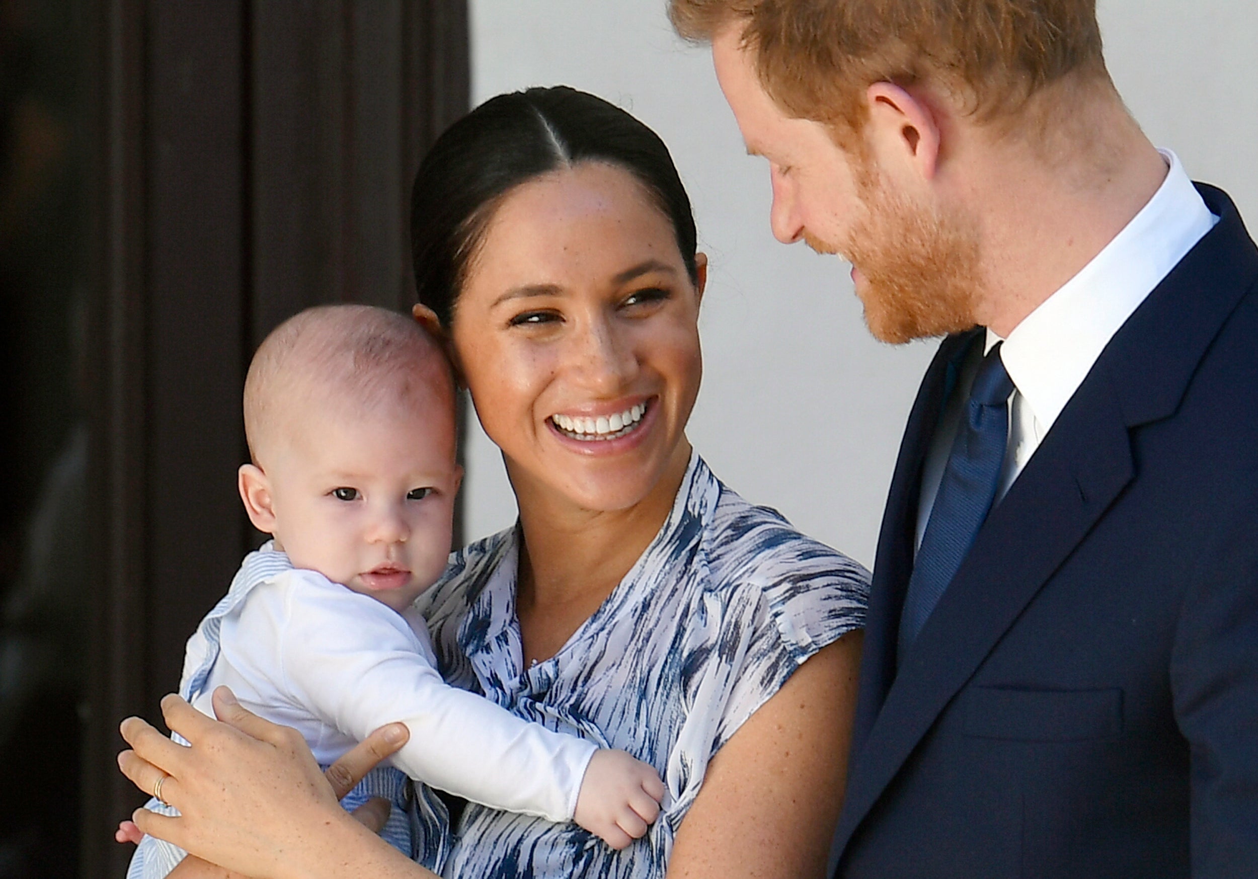 Meghan and Harry with their first child Archie in September 2019