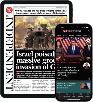 QR Code to download the Independent App