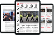The Independent Daily Edition newspaper