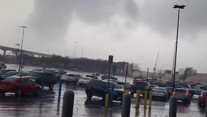 Texans flee for cover as tornado touches down in Round Rock