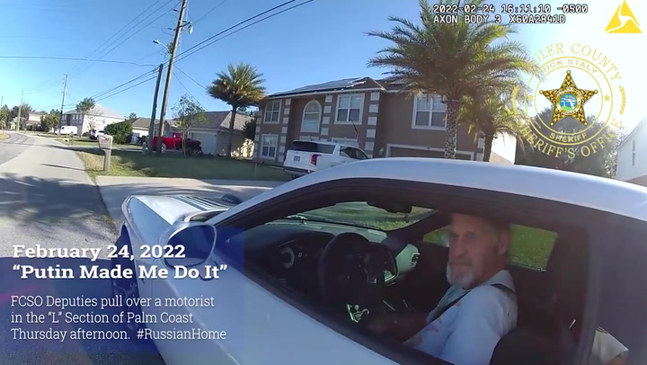 Florida driver blames Putin and threat of nuclear war for jumping red light