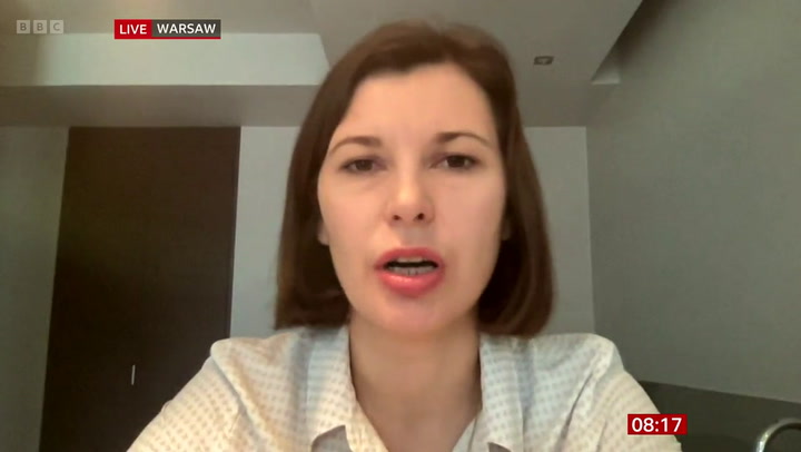 Ukraine activist says 'the West is simply observing' while missiles destroy her country