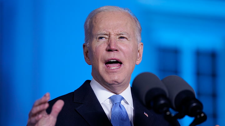 Biden calls for 'dictator' Putin to be removed from power during Poland speech