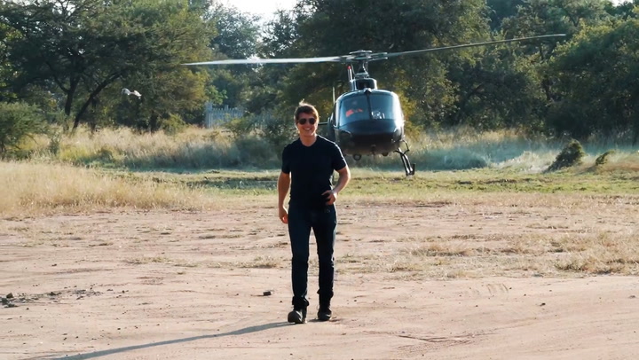 Tom Cruise arrives on Mission Impossible 8 set in South Africa