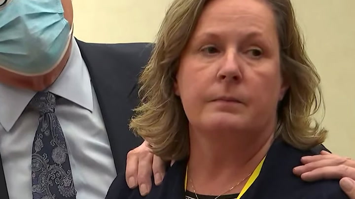 Watch live as former police officer Kim Potter is sentenced for the shooting of Daunte Wright