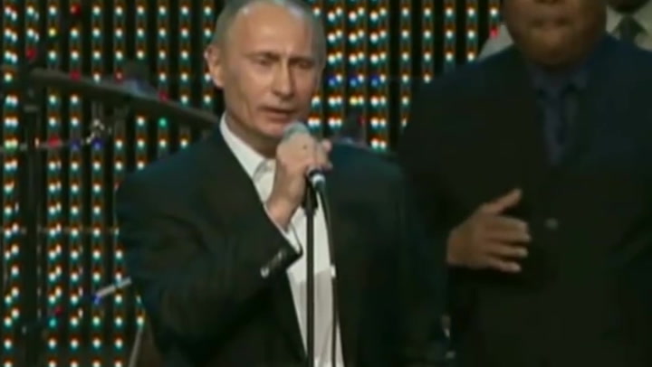 Vladimir Putin belts out Blueberry Hill in resurfaced clip