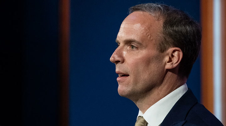 Watch live as Dominic Raab takes urgent question on Belarus plane ‘hijacking’