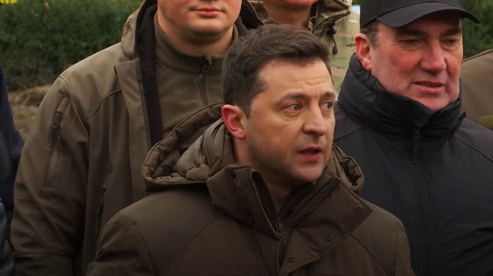 Ukrainian president suggests Russian invasion could be imminent