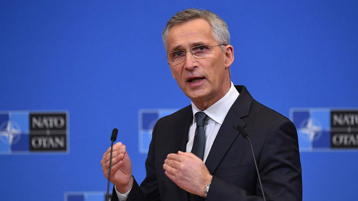 Watch live as Stoltenberg speaks at virtual Nato leaders' summit amid Russian invasion