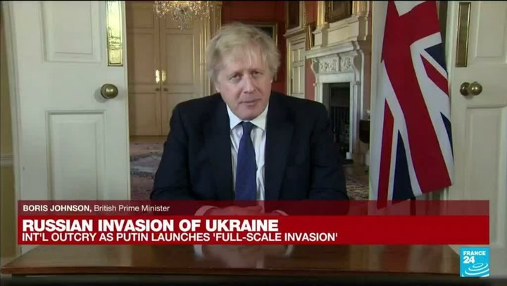 UK's Johnson promises 'massive sanctions' against Russia