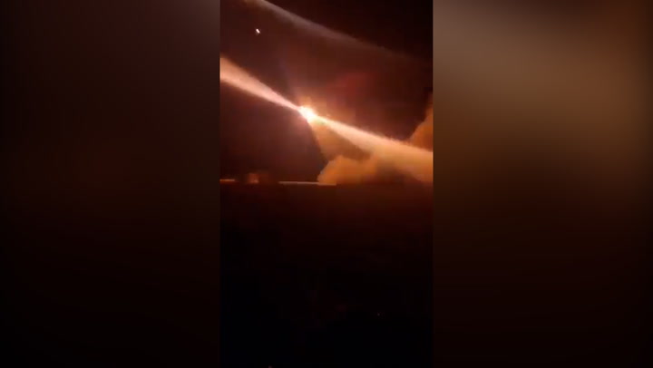 Ukrainian defence ministry shares video of military firing artillery towards Russian forces