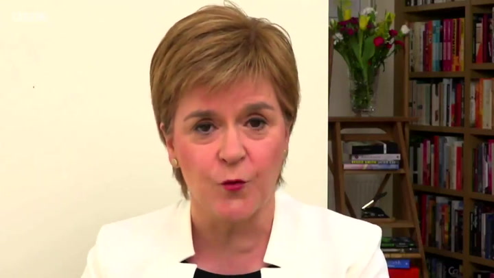 Nicola Sturgeon discusses implications of a border between an independent Scotland and the rest of the UK
