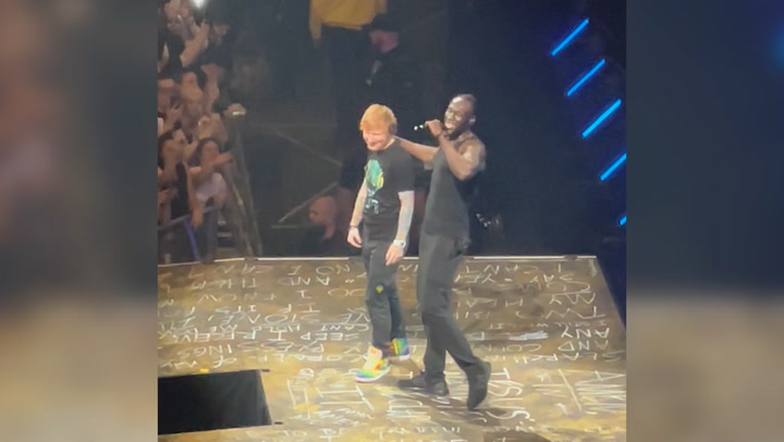 Stormzy brings out Ed Sheeran as special guest at O2 concert