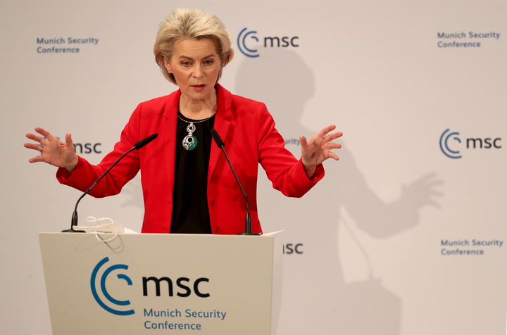 Watch live as EU Commission President Von der Leyen delivers statement after discussing sanctions on Russia