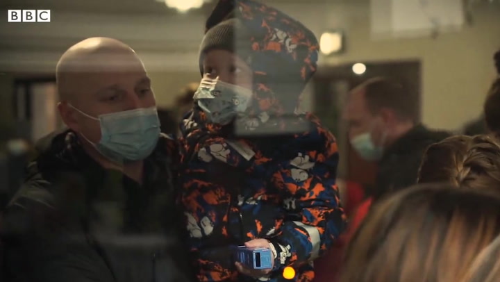 Displaced Ukrainian children with cancer forced to flee hospitals