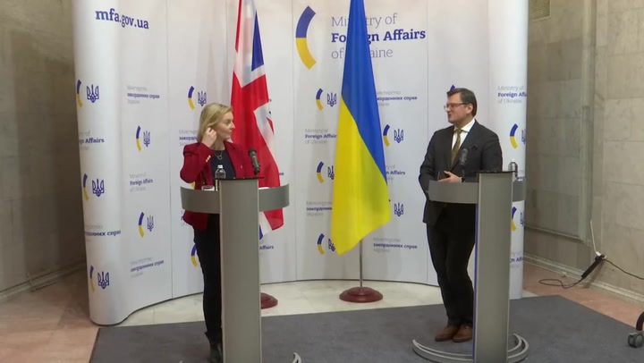 ‘I have full trust in Liz Truss’: Ukrainian foreign secretary jokingly says after talks