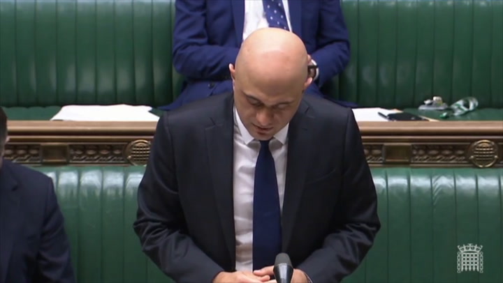 Sajid Javid vows to start reducing NHS waiting list from 2024