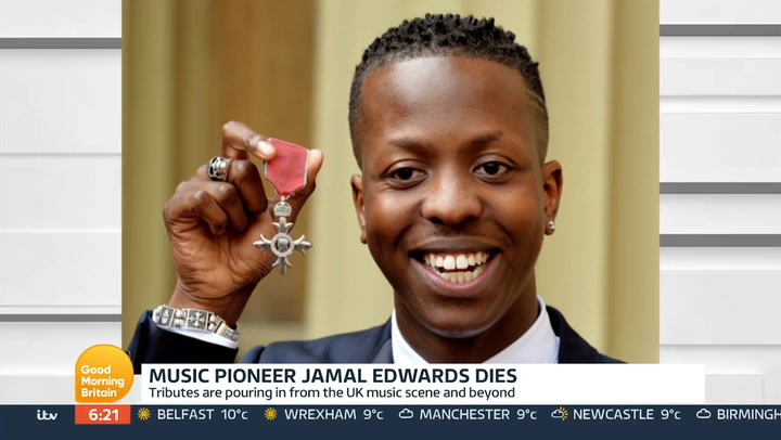 'He was a pioneering figure in Black British culture': GMB pays tribute to Jamal Edwards