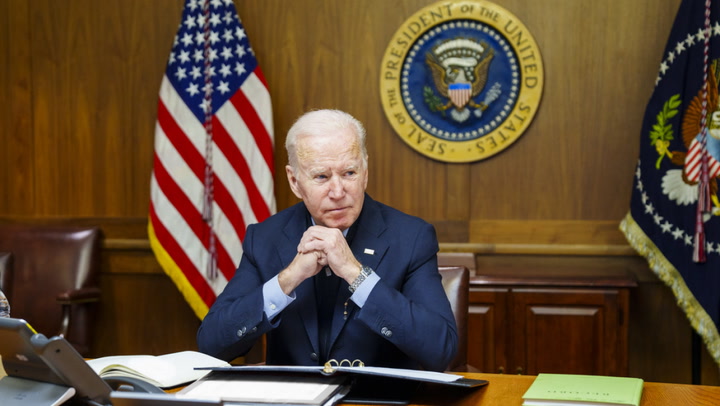 President Biden Meeting With G7 Leaders Over Russian Attack On Ukraine