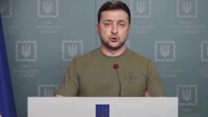 Zelensky attacks Nato in nighttime address: 'People will die because of you'