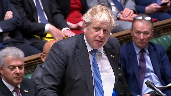 Boris Johnson says 287 MPs being sanctioned by Russia should be 'badge of honour'