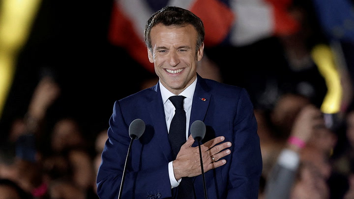 Emmanuel Macron wins second term as French president after Marine Le Pen concedes defeat
