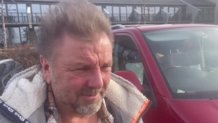 TV presenter Martin Roberts drives across Europe to deliver supplies to Ukraine