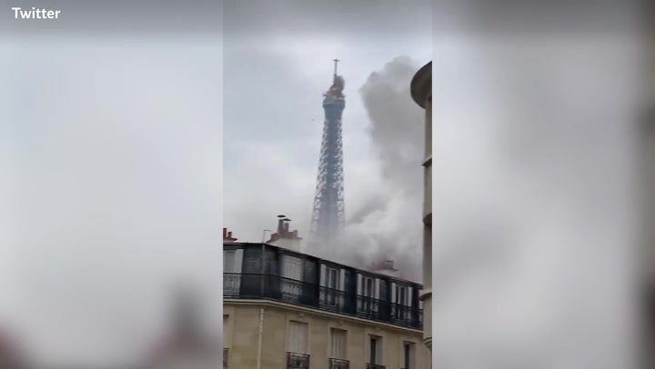 Deep fake shows Paris being hit by Russian airstrikes