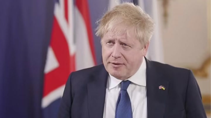 Boris Johnson outlines plan to phase out Russian oil and gas by end of 2022
