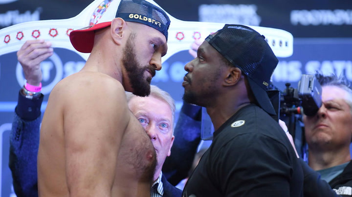 Tyson Fury promises ‘war’ in world heavyweight title defence against Dillian Whyte